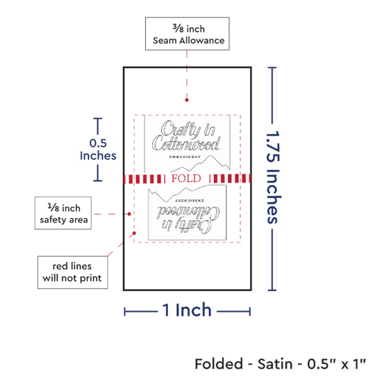 PPLR_HIDDEN_PRODUCT Print Your Logo/Image on Satin Tags (1" wide - Satin)