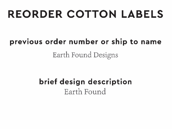 PPLR_HIDDEN_PRODUCT Reorder Previous Label Design - COTTON