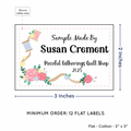 PPLR_HIDDEN_PRODUCT Thread and Flowers (2"x3" Cotton - 12 labels/set)
