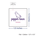 PPLR_HIDDEN_PRODUCT Print your Logo or Image on FLAT Cotton Tags