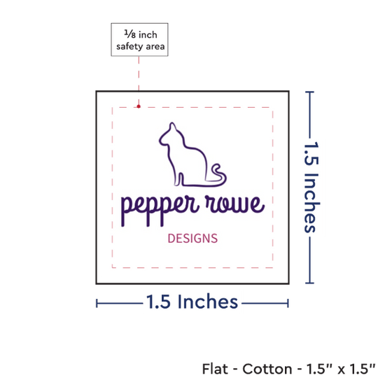 PPLR_HIDDEN_PRODUCT Print your Logo or Image on FLAT Cotton Tags