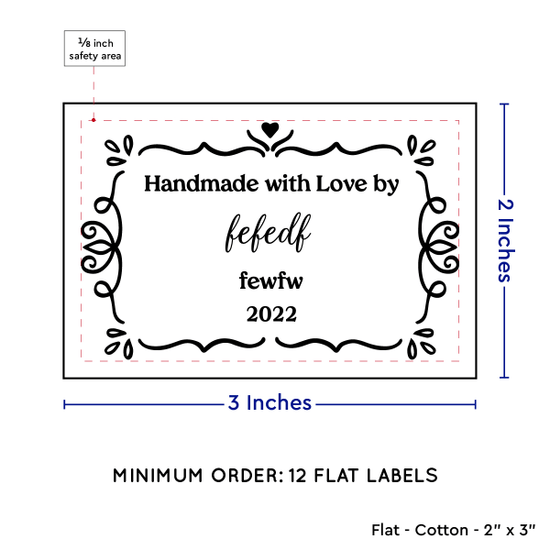 PPLR_HIDDEN_PRODUCT Swirl Accent Border (2"x3" Cotton - 12 labels/set)