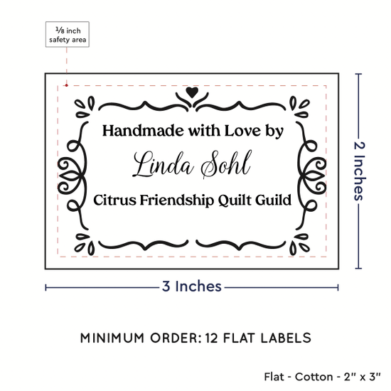 PPLR_HIDDEN_PRODUCT Swirl Accent Border (2"x3" Cotton - 12 labels/set)