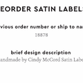 PPLR_HIDDEN_PRODUCT Reorder Previous Label Design - SATIN