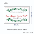 PPLR_HIDDEN_PRODUCT Holly Frame (2"x3" Cotton - 12 labels/set)