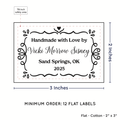 PPLR_HIDDEN_PRODUCT Swirl Accent Border (2"x3" Cotton - 12 labels/set)