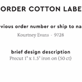 PPLR_HIDDEN_PRODUCT Reorder Previous Label Design - COTTON