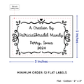 PPLR_HIDDEN_PRODUCT Swirl Accent Border (2"x3" Cotton - 12 labels/set)