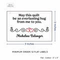 PPLR_HIDDEN_PRODUCT Double Heart Quote (2"x3" Cotton - 12 labels/set)