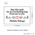PPLR_HIDDEN_PRODUCT Double Heart Quote (2"x3" Cotton - 12 labels/set)