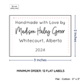 PPLR_HIDDEN_PRODUCT Large Text Only Label (2"x3"-Cotton)