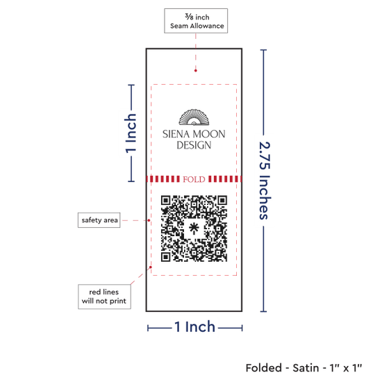 PPLR_HIDDEN_PRODUCT Print Your Logo/Image on Satin Tags (1" wide - Satin)