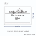 PPLR_HIDDEN_PRODUCT Winter Bird (2"x3" Cotton - 12 labels/set)