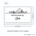 PPLR_HIDDEN_PRODUCT Winter Bird (2"x3" Cotton - 12 labels/set)