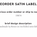 PPLR_HIDDEN_PRODUCT Reorder Previous Label Design - SATIN