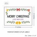 PPLR_HIDDEN_PRODUCT Holiday Bells (2"x3" Cotton - 12 labels/set)