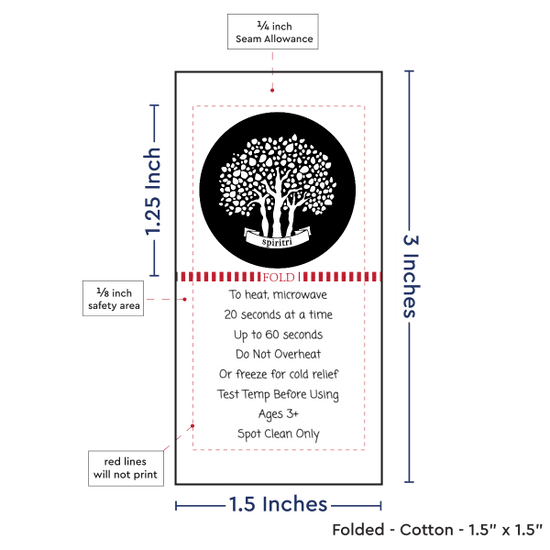 PPLR_HIDDEN_PRODUCT Print Your Logo or Image on FOLDED Cotton Tags