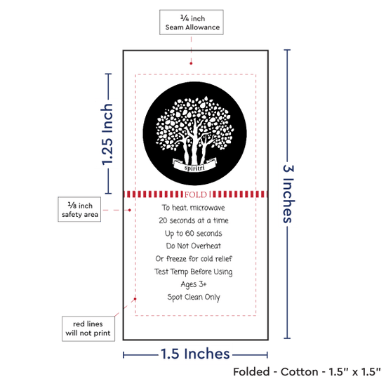 PPLR_HIDDEN_PRODUCT Print Your Logo or Image on FOLDED Cotton Tags
