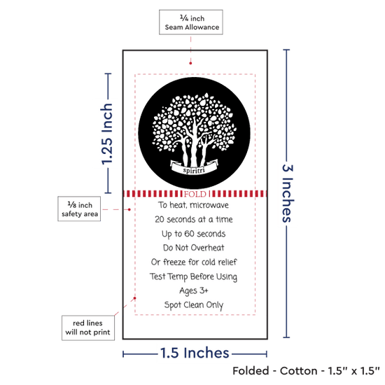 PPLR_HIDDEN_PRODUCT Print Your Logo or Image on FOLDED Cotton Tags