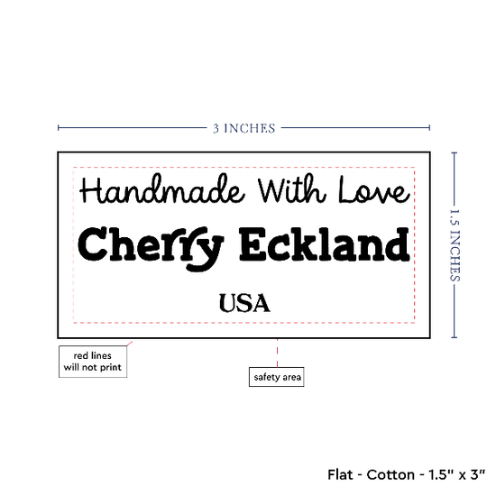 PPLR_HIDDEN_PRODUCT Text Only Medium Large Label (1.5"x3"-Cotton)