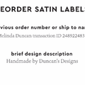PPLR_HIDDEN_PRODUCT Reorder Previous Label Design - SATIN