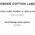 PPLR_HIDDEN_PRODUCT Reorder Previous Label Design - COTTON
