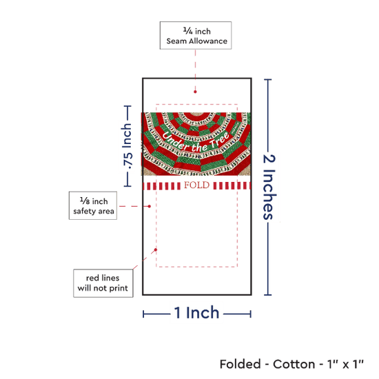 PPLR_HIDDEN_PRODUCT Print Your Logo or Image on FOLDED Cotton Tags