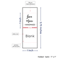 PPLR_HIDDEN_PRODUCT Square Signature (1" wide - Satin)