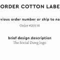 PPLR_HIDDEN_PRODUCT Reorder Previous Label Design - COTTON