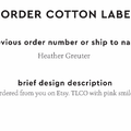 PPLR_HIDDEN_PRODUCT Reorder Previous Label Design - COTTON