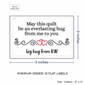 PPLR_HIDDEN_PRODUCT Double Heart Quote (2"x3" Cotton - 12 labels/set)