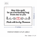 PPLR_HIDDEN_PRODUCT Double Heart Quote (2"x3" Cotton - 12 labels/set)
