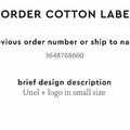 PPLR_HIDDEN_PRODUCT Reorder Previous Label Design - COTTON