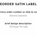 PPLR_HIDDEN_PRODUCT Reorder Previous Label Design - SATIN