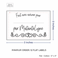 PPLR_HIDDEN_PRODUCT Double heart border with Fill in Blanks (2"x3" Cotton - 12 labels/set)