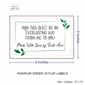 PPLR_HIDDEN_PRODUCT Leaf Quote (2"x3" Cotton - 12 labels/set)