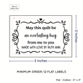 PPLR_HIDDEN_PRODUCT Swirl Accent Border (2"x3" Cotton - 12 labels/set)
