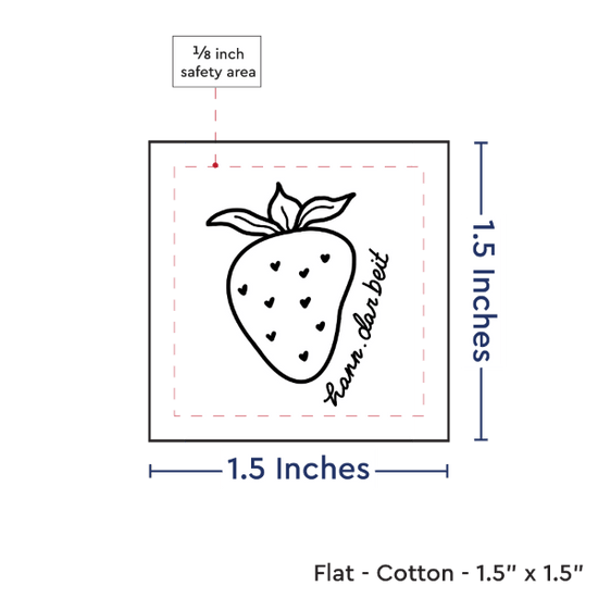 PPLR_HIDDEN_PRODUCT Print your Logo or Image on FLAT Cotton Tags