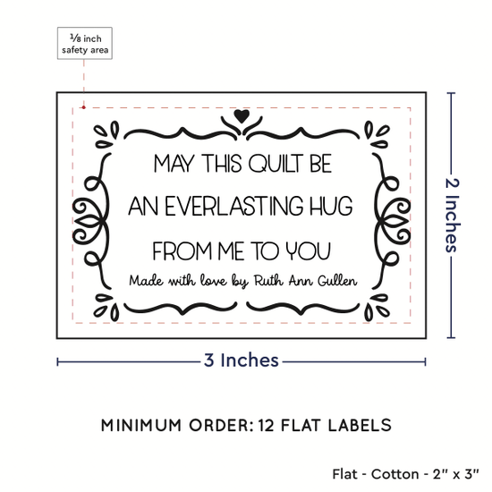 PPLR_HIDDEN_PRODUCT Swirl Accent Border (2"x3" Cotton - 12 labels/set)