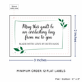PPLR_HIDDEN_PRODUCT Leaf Quote (2"x3" Cotton - 12 labels/set)