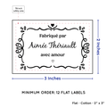 PPLR_HIDDEN_PRODUCT Swirl Accent Border (2"x3" Cotton - 12 labels/set)