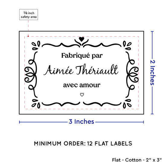 PPLR_HIDDEN_PRODUCT Swirl Accent Border (2"x3" Cotton - 12 labels/set)