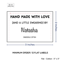 PPLR_HIDDEN_PRODUCT Large Text Only Label (2"x3"-Cotton)
