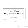 PPLR_HIDDEN_PRODUCT Text Only Medium Large Label (1.5"x3"-Cotton)