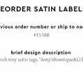 PPLR_HIDDEN_PRODUCT Reorder Previous Label Design - SATIN