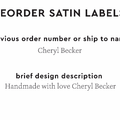 PPLR_HIDDEN_PRODUCT Reorder Previous Label Design - SATIN