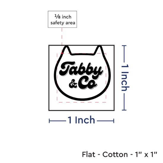PPLR_HIDDEN_PRODUCT Print your Logo or Image on FLAT Cotton Tags