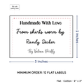 PPLR_HIDDEN_PRODUCT Large Text Only Label (2"x3"-Cotton)