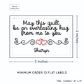 PPLR_HIDDEN_PRODUCT Double Heart Quote (2"x3" Cotton - 12 labels/set)