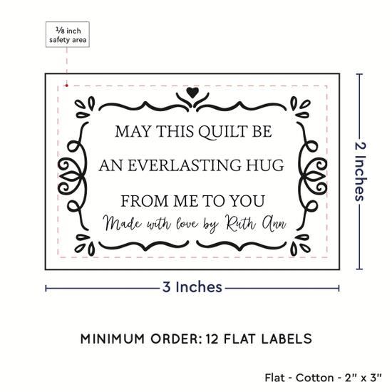 PPLR_HIDDEN_PRODUCT Swirl Accent Border (2"x3" Cotton - 12 labels/set)
